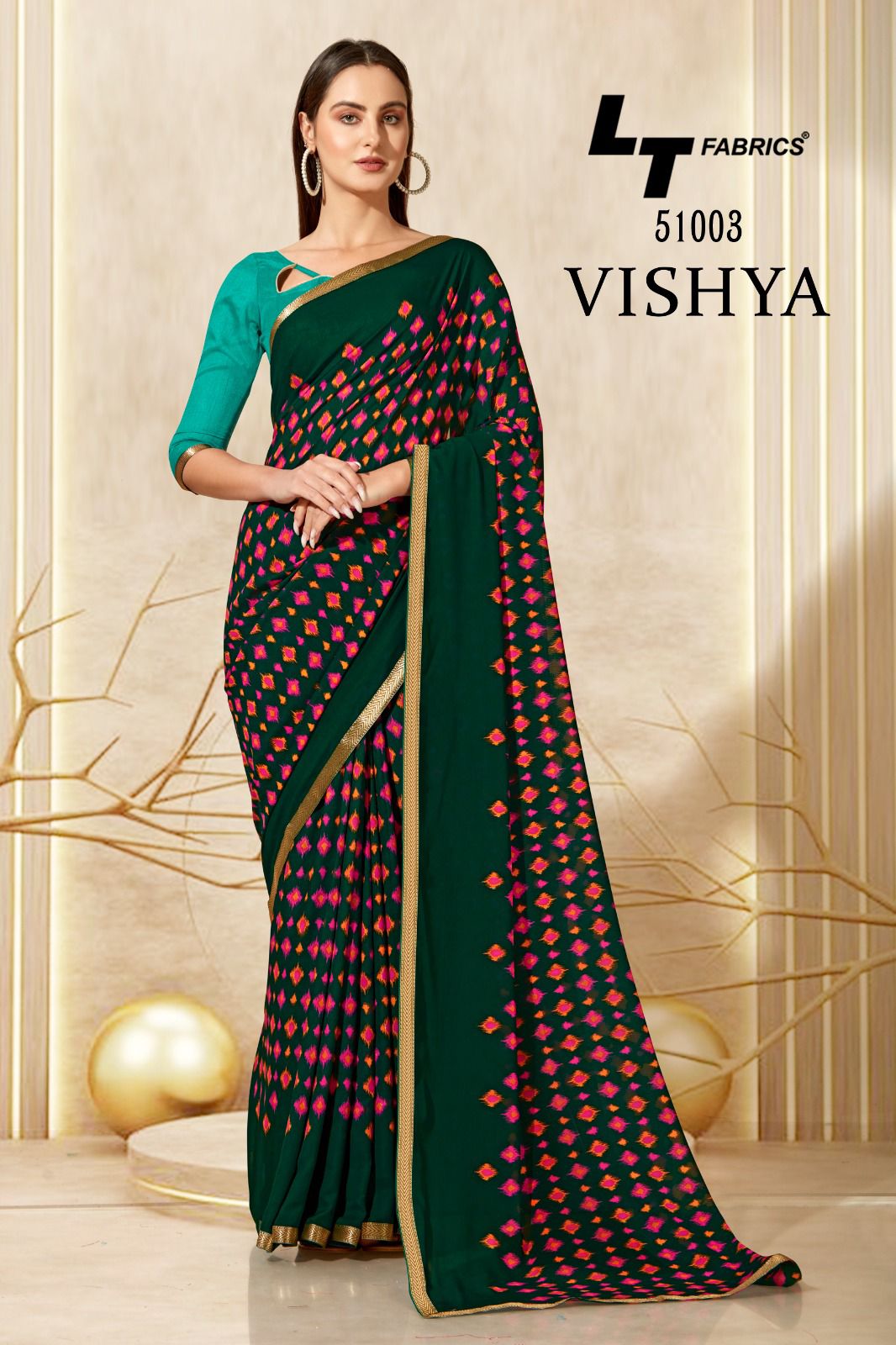 Vishya By Lt 51001-51010 Daily Wear Sarees Catalog